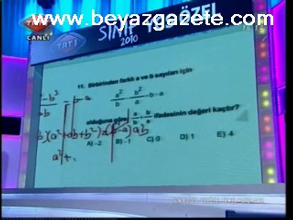 2011 Ygs Matematik Soruları Ve Cevapları (burakseo.wordpress.com)