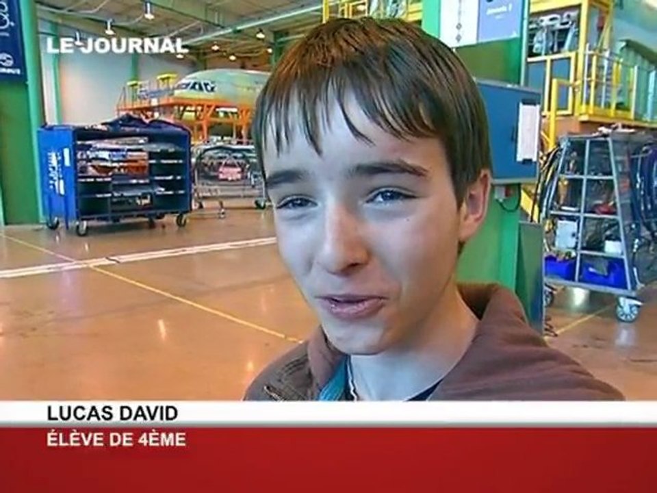 L'avion du futur pensé par des ados (Montoir-de-Bretagne)
