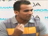 Cricketer Zaheer Khan at Kromakay Salon For New Hair Makeover