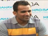 Zaheer Khan at Kromakay Salon For New Hair Makeover
