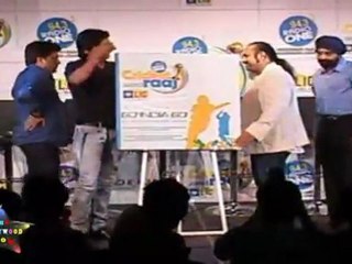 Shaan & Leslie at the launch of Radio One "Cricket Raaj Anthem"