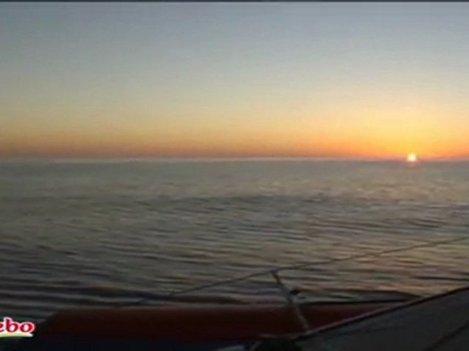 26-03-2011 : Thomas Coville dans la pétole