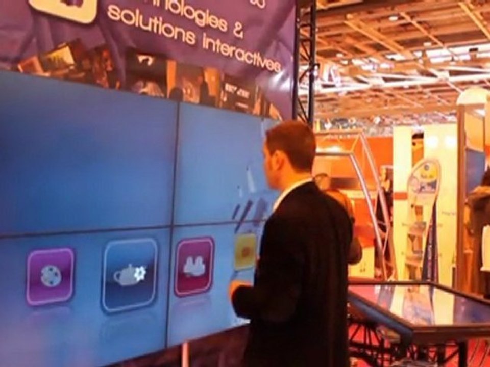 AirTOUCH pour créer des écrans multi-touch géants