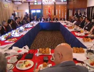 Cumhurbaşkanı Gül, Türk ve Ganalı iş adamları ile kahvaltıda