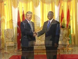 Cumhurbaşkanı Gül, Gana'da imzalanan anlaşmalara şahitlik yaptı
