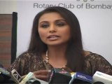 Sexy Rani Mukherji Gets Naughty At 'Rani Mukherji 'Stroke Treatment Fund'