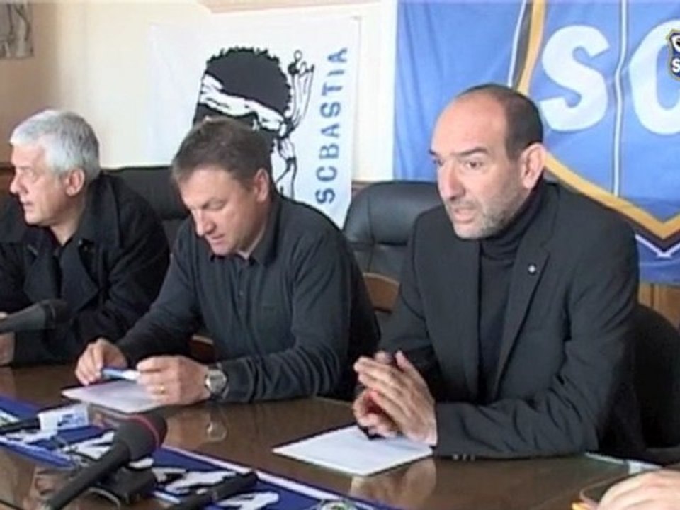 SC Bastia - Conférence de presse du 28/03/2011