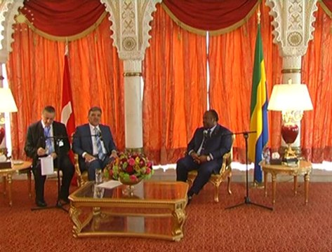 Sn. Gül, Gabon Cumhurbaşkanı Ali Bongo Ondimba ile basın toplantısı düzenledi