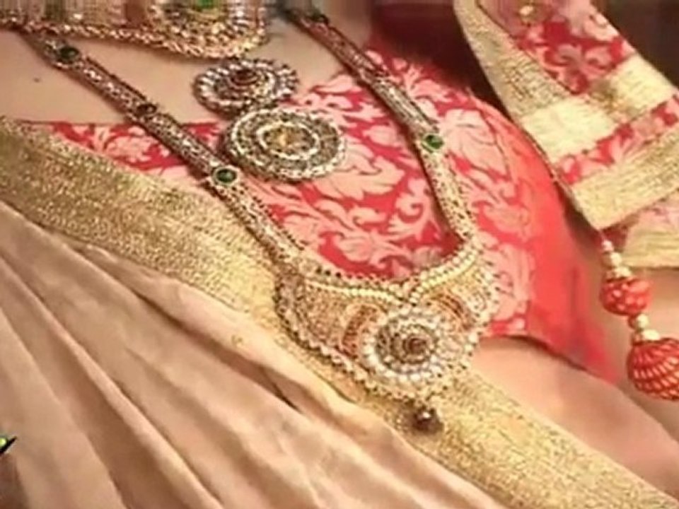 Hot Babe In A Indian Bridal Gown Design By 'Umair Zafar'