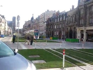 tramway reims en rodage