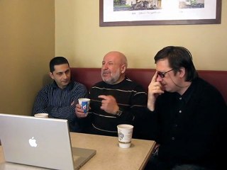 «Особенности национального перехода на летнее время» из серии «Арбатские посидельцы»