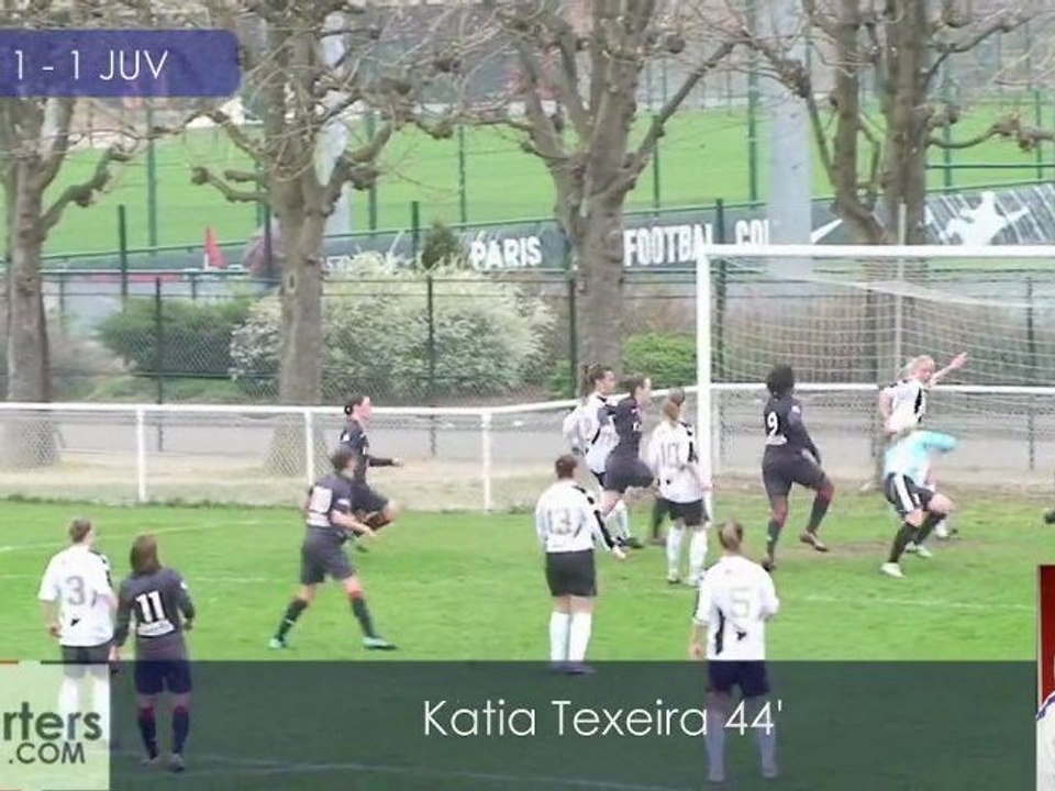 PSG Juvisy : 3-1 (D1 féminines) sur Canal Supporters