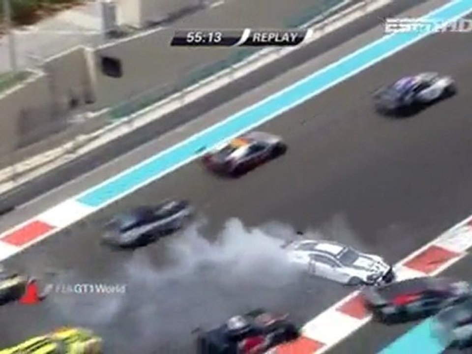 FIA GT 1: 2011 - Corrida 1 em Abu Dhabi, largada