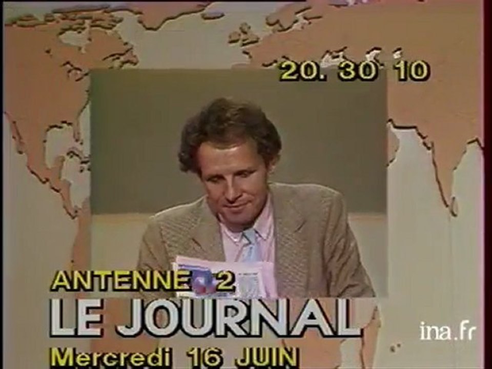 Générique de fin du JT 20 heure ANNEES 80