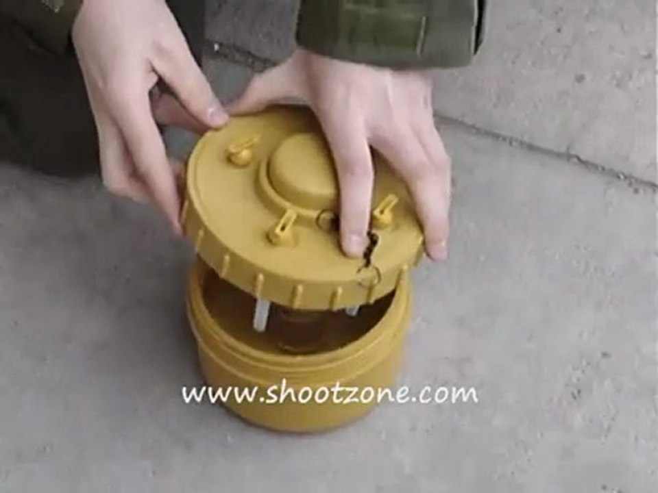 Shootzone Demo of S-Thunder Water Spraying Milsim Landmine