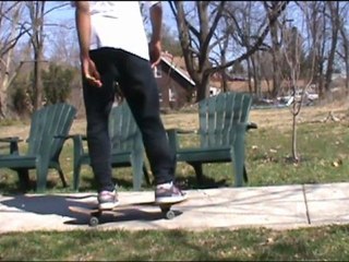 Nice Triple kickflip slo-mo