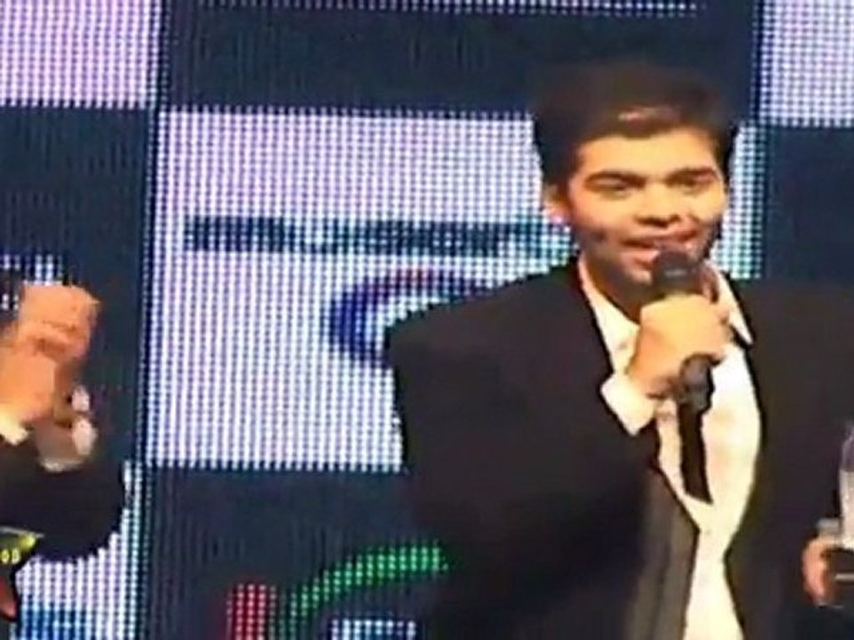 Karan Johar Gets Award At FICCI Frames 2011