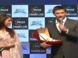 Sexiest Man Alive Hughe Jackman With Gorgeous Aishwarya At FICCI Frames 2011