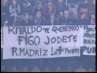 Figo returns to Camp Nou (2000-01)