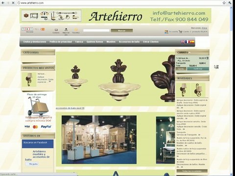 tienda de accesorios de baño en forja