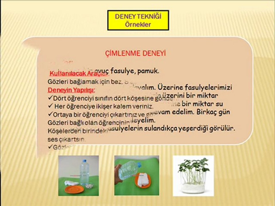 Deney - Eylem Araştırmaları Tekniği