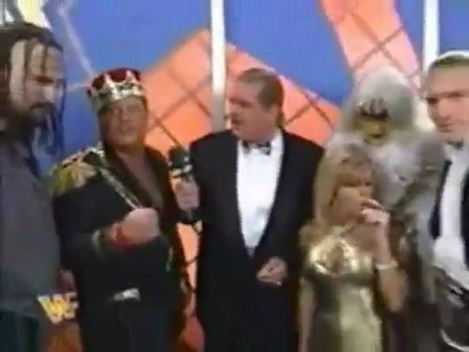 Survivor Series 1996 - Triple H, Goldust, Jerry Lawler and Crush interview