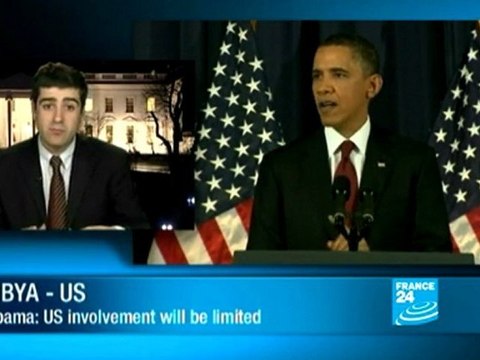 Barack Obama defends US military action in Libya