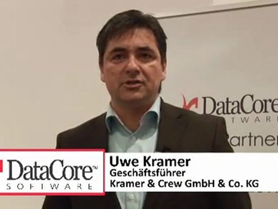 DataCore Partner Kick-Off Central Europe 2011 - Uwe Kramer (German)