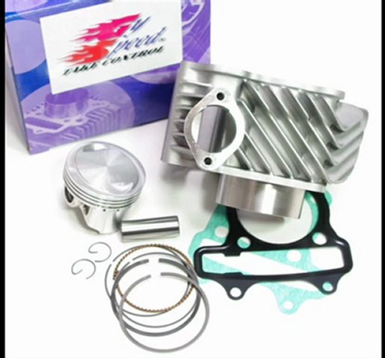 kit cylindre racing 58.5mm, 155cc haute compression gyspeed pour moteurs gy6 152qmi