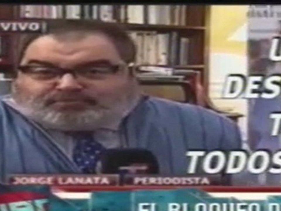 Lanata y el bloqueo a Clarín