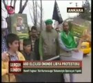 TV report: Hizb ut Tahrir turkey rally at USA Embassy in Ankara, March 2011