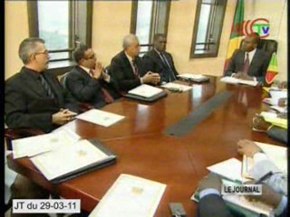 Une délégation de la société UPEO international au ministre des affaires foncières