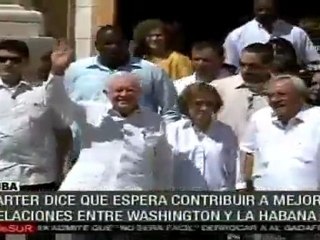 Carter espera contribuir a mejorar relaciones EE.UU y Cuba