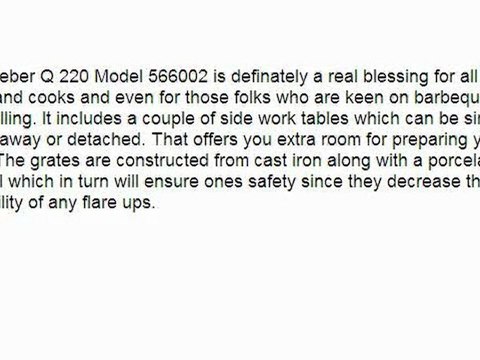 Weber Q 220 Gas Grill - Portable BBQ Grill