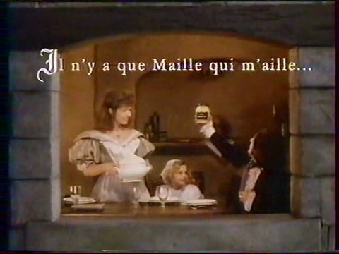 Publicité Moutarde Maille 1992