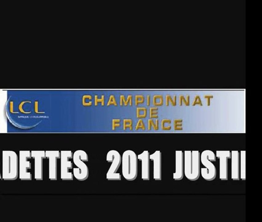 Championnat de France  JUDO Cadettes 2011 JUSTINE