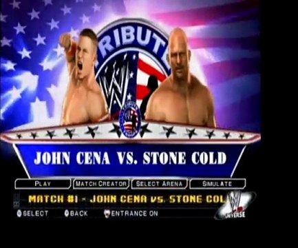 SvR2011 (Wii) - John Cena vs. Stone Cold Steve Austin