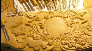 CARVED MANTEL FOR FIREPLACE MADE BY RADU MAN