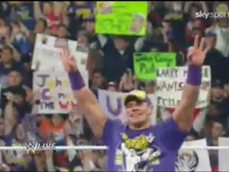 wwe the rock cena and miz promo 2011