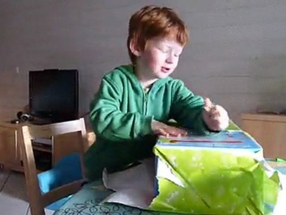 Gaël et LE cadeau de ses 5 ans