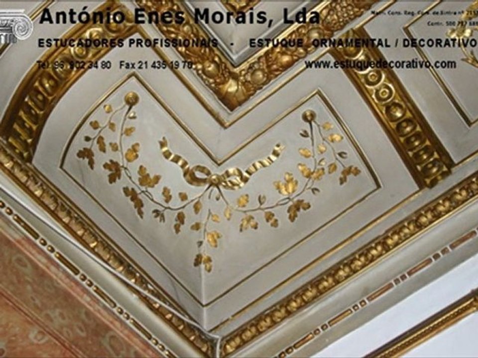 Candeeiros Gesso - Apliques Gesso - António Enes Morais Lda
