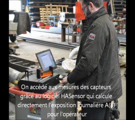 Vib@work dosimètre vibration main-bras