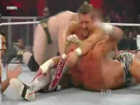 Dolph Ziggler/Sheamus vs Daniel Bryan/John Morrison (WWE Raw 3/28/11)