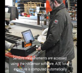 Vib@work hand-arm human vibration meter