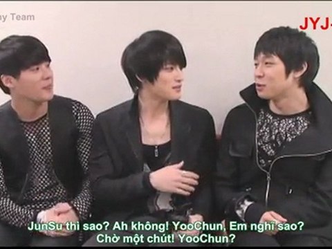 [Vietsub] 110313 JYJ -White Day Fanmeeting Message[From Symphony Team]