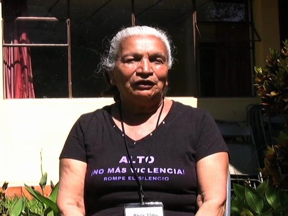 No mas violencia. Testimonio de María Elena García