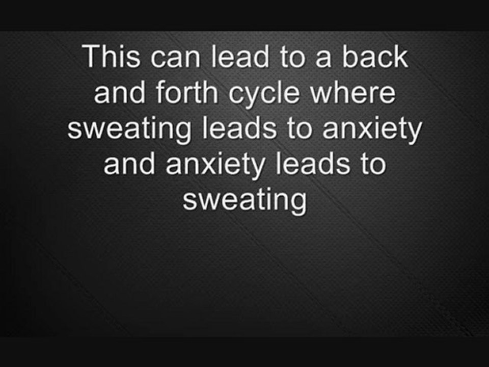 What Is Anxiety Sweating - Stop Underarm Sweat