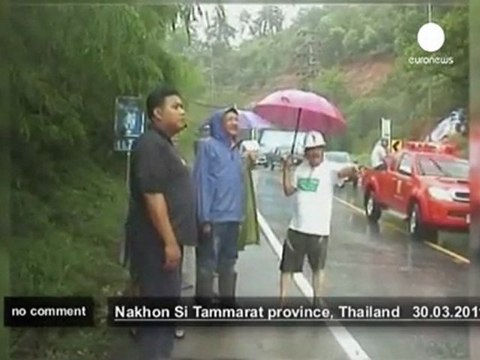 Floods trigger southern Thai landslides - no comment