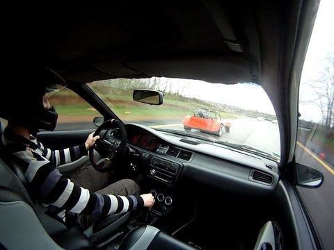 Speed industries trackday - honda civic - anneau du rhin 30.03.11 [sortie de piste]