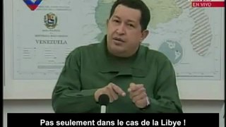 Chavez et les révoltes dans le monde arabe
